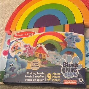 Melissa & Doug Rainbow Stacking Puzzle - 9 Pieces